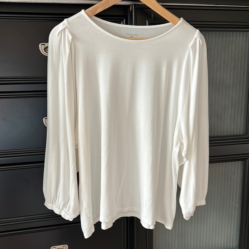 Garnet Hill Balloon Sleeve Tee